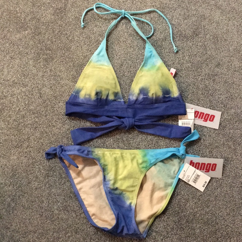 NWT Bongo Tie Dye Two Piece Swimsuit